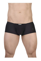 Ergo wear ew1728 feel gr8 black cotton trunks with sleek form fitting design and subtle waistband branding