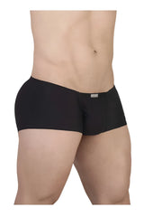 Black ergo wear ew1728 feel gr8 cotton trunks with smooth form-fitting fabric and small brand tag on the waistband