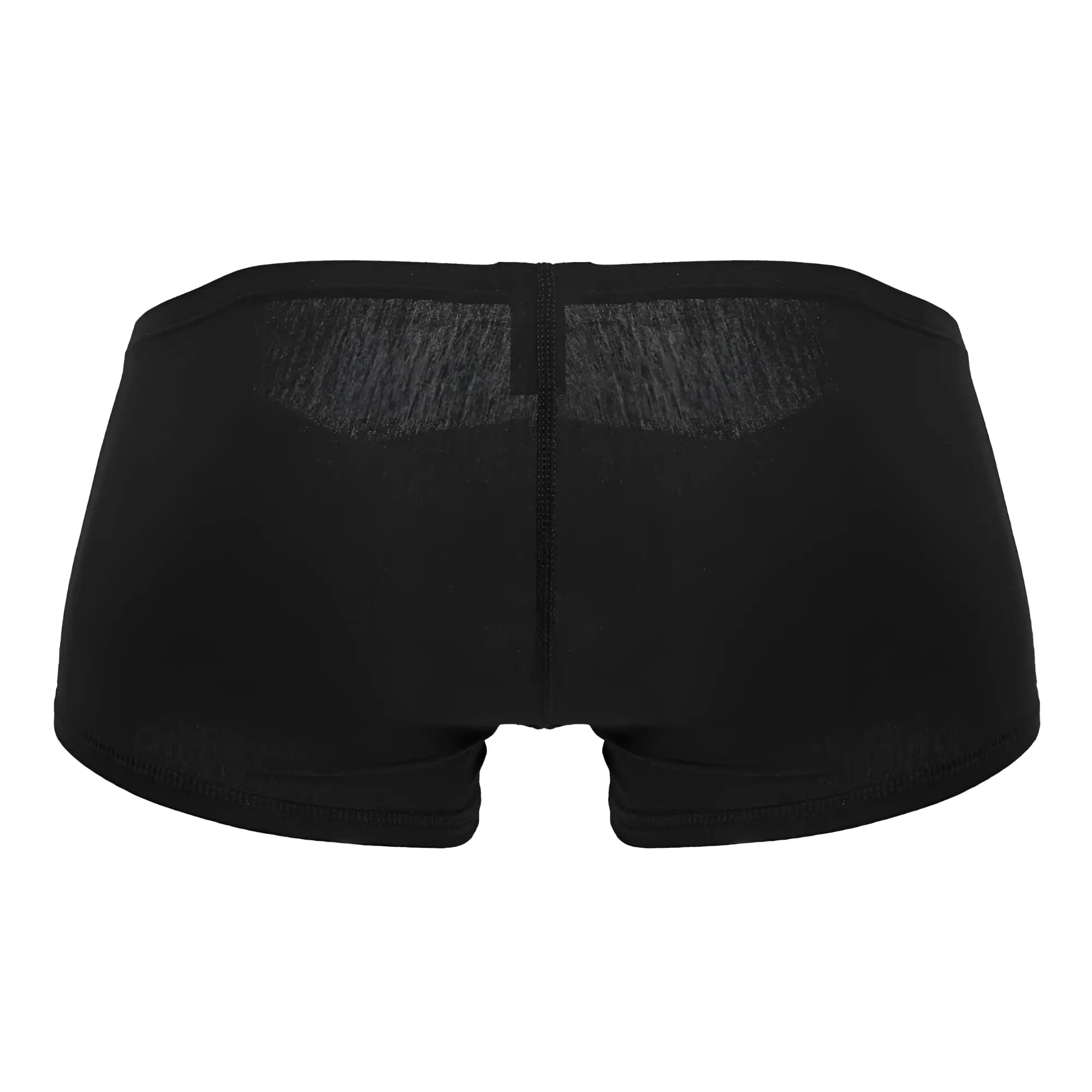 Black ergo wear ew1728 feel gr8 cotton trunks showing back with subtle textured mesh panel