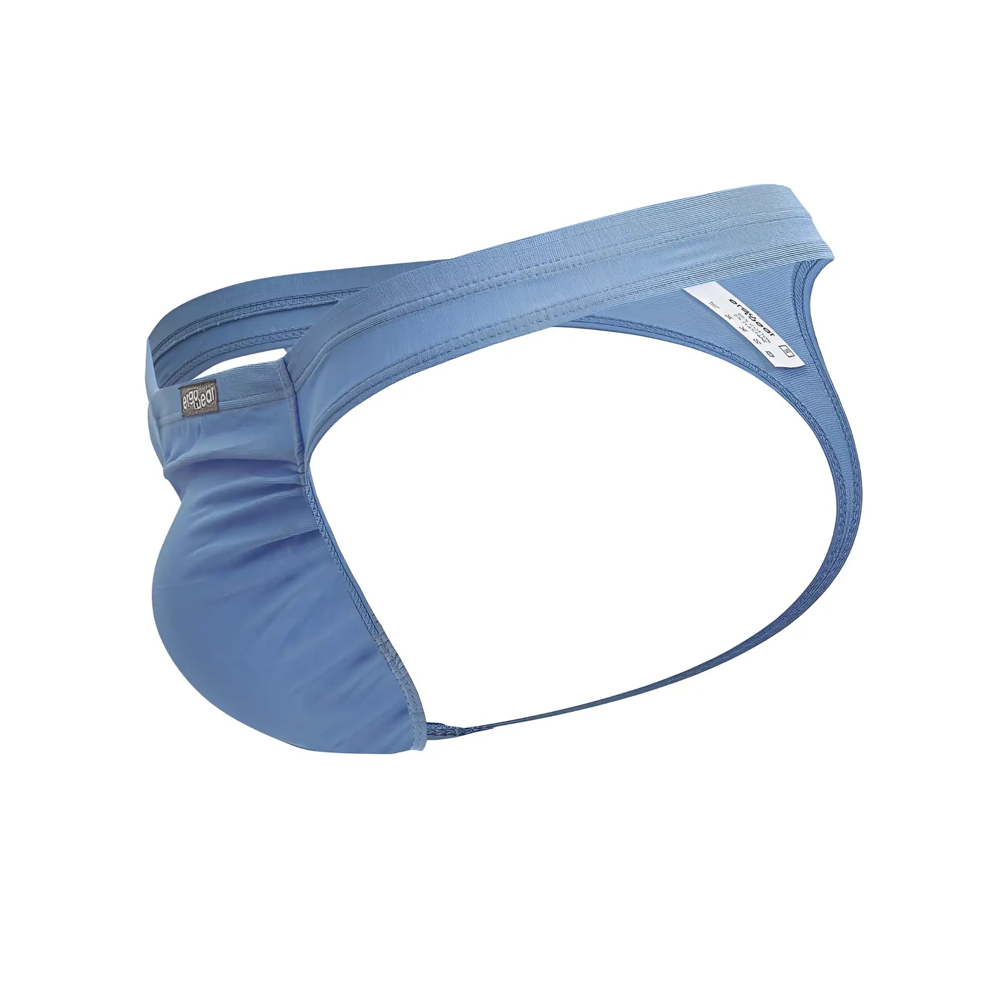 Light blue cotton briefs with supportive contoured design and elastic waistband from ergowear ew1730 feel gr8 collection