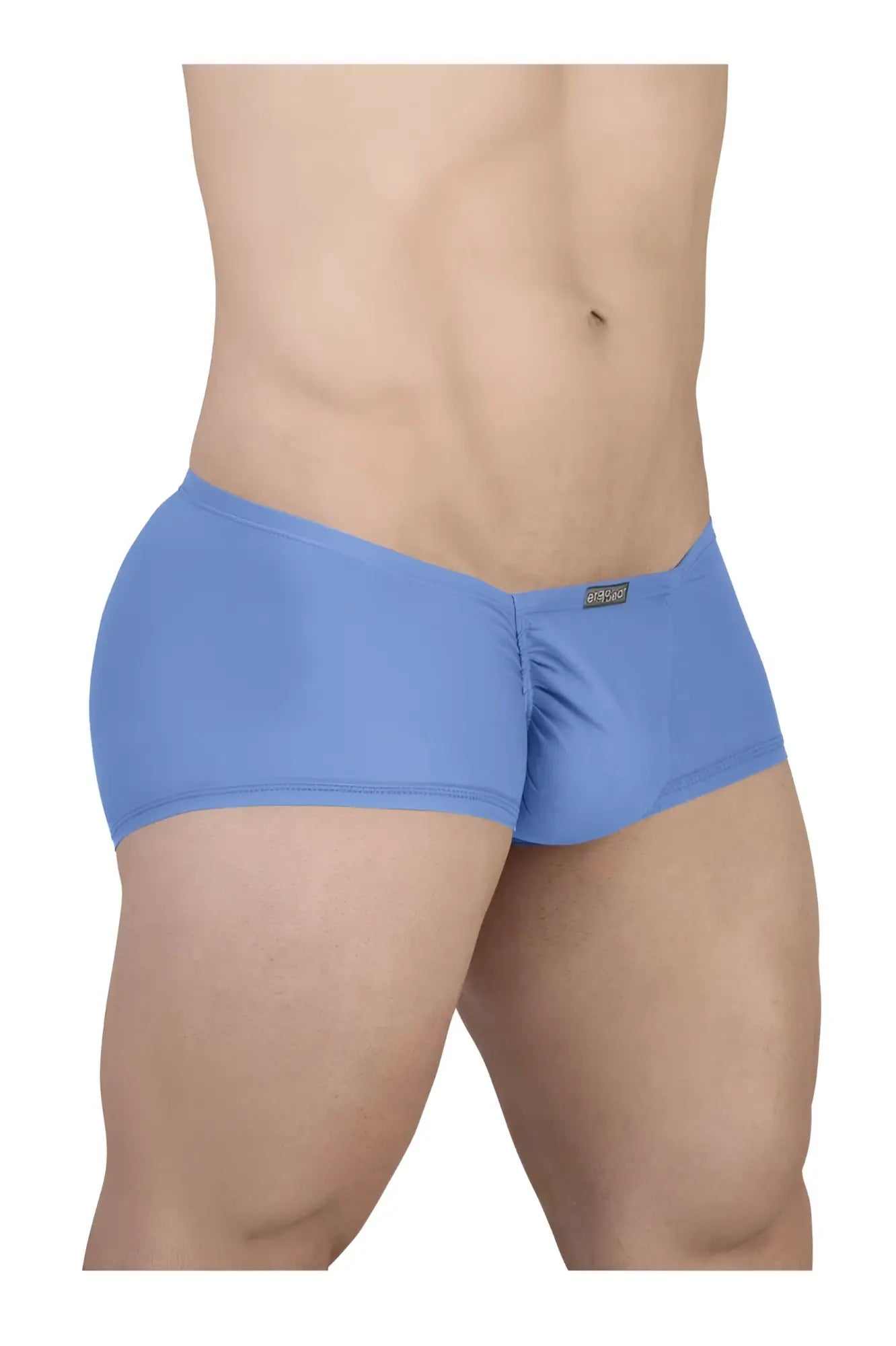 Light blue ErgoWear EW1732 feel GR8 cotton trunks with snug fit and elastic waistband for comfortable wear
