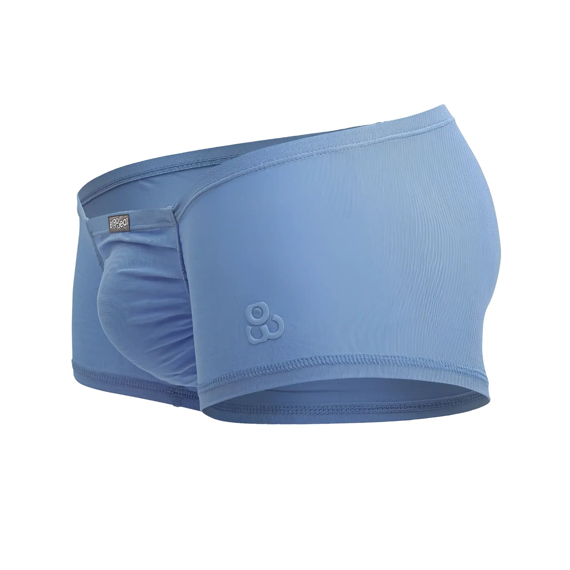 Ergowear ew1732 feel gr8 light blue cotton trunks with soft texture and subtle embossed logo on the side