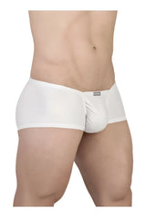 White mens briefs ergoWear ew1736 feel gr8 cotton trunks with smooth fabric and subtle waistband brand tag
