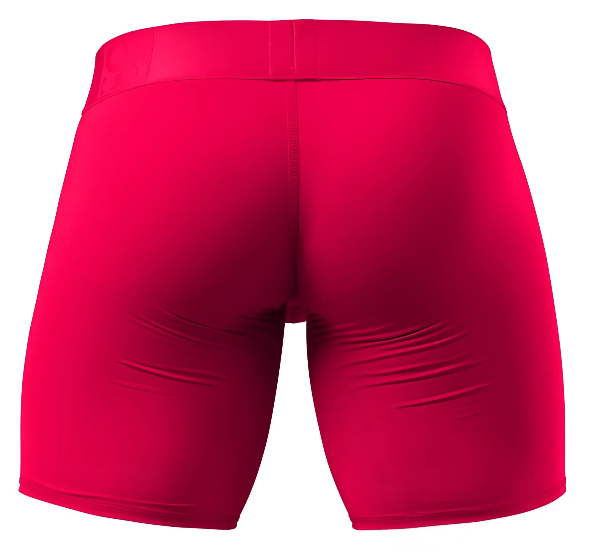 Ergowear ew1745 max bold boxer briefs in bright red with smooth stretchy fabric and elastic waistband