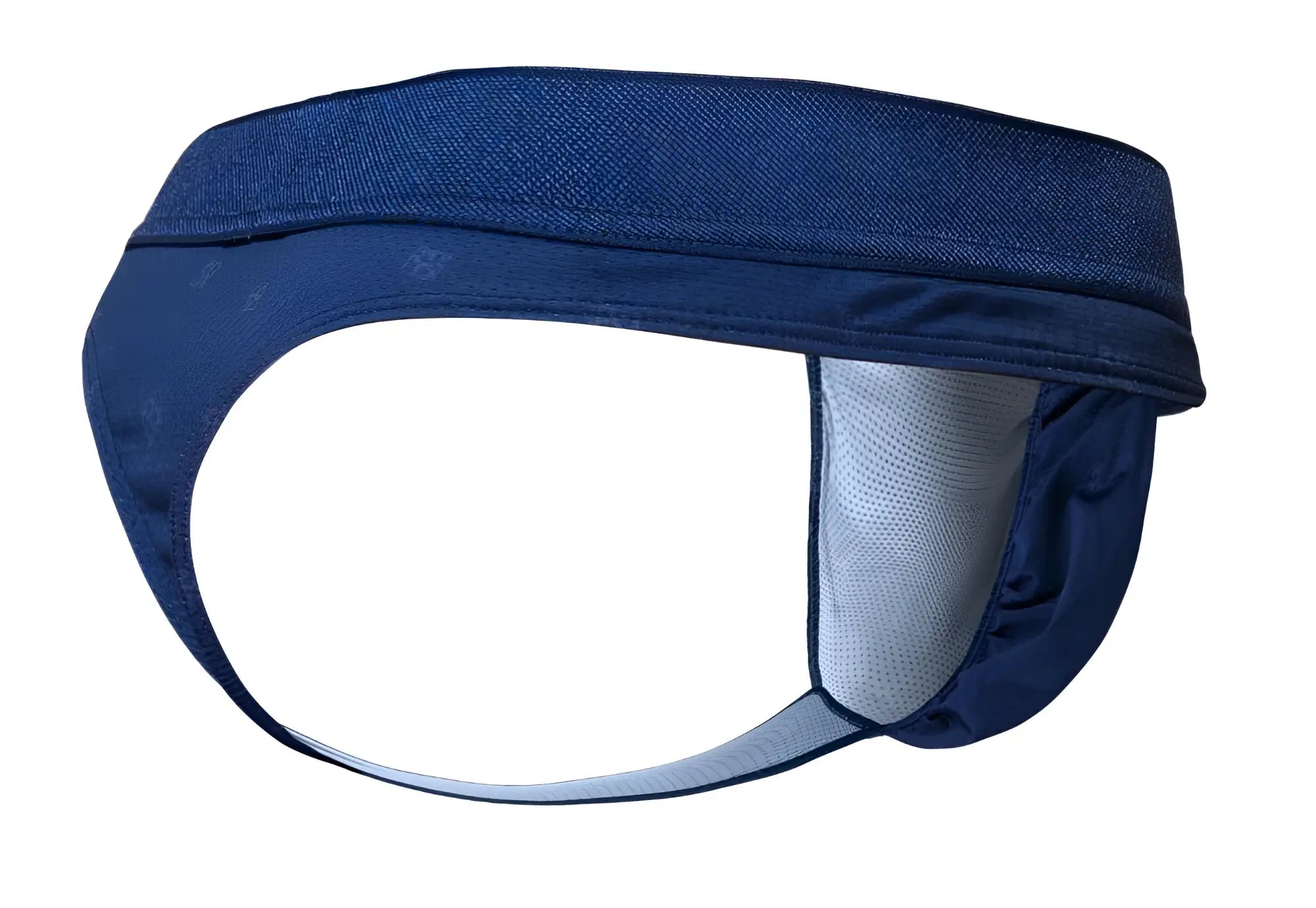 Navy blue ergowear ew1750 feel se thong with mesh lining and elastic waistband for athletic support