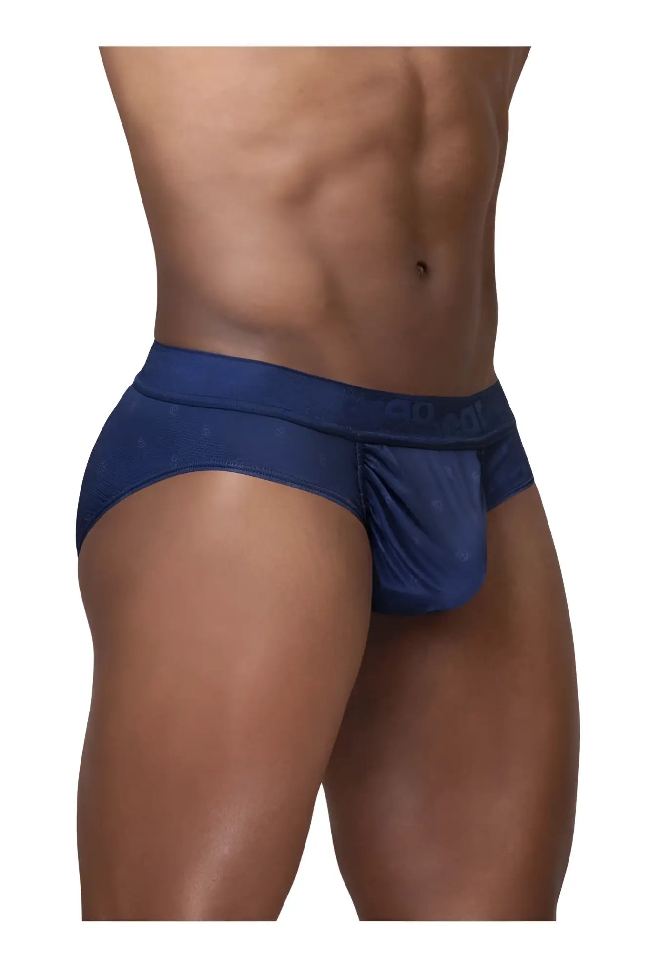 Navy blue ergowear ew1751 feel se men’s briefs with subtle pattern and elastic waistband for everyday comfort
