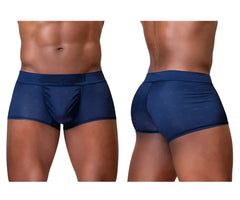 Navy blue patterned men’s briefs ergonomicswear ew1752 feel se trunks designed for comfort and support