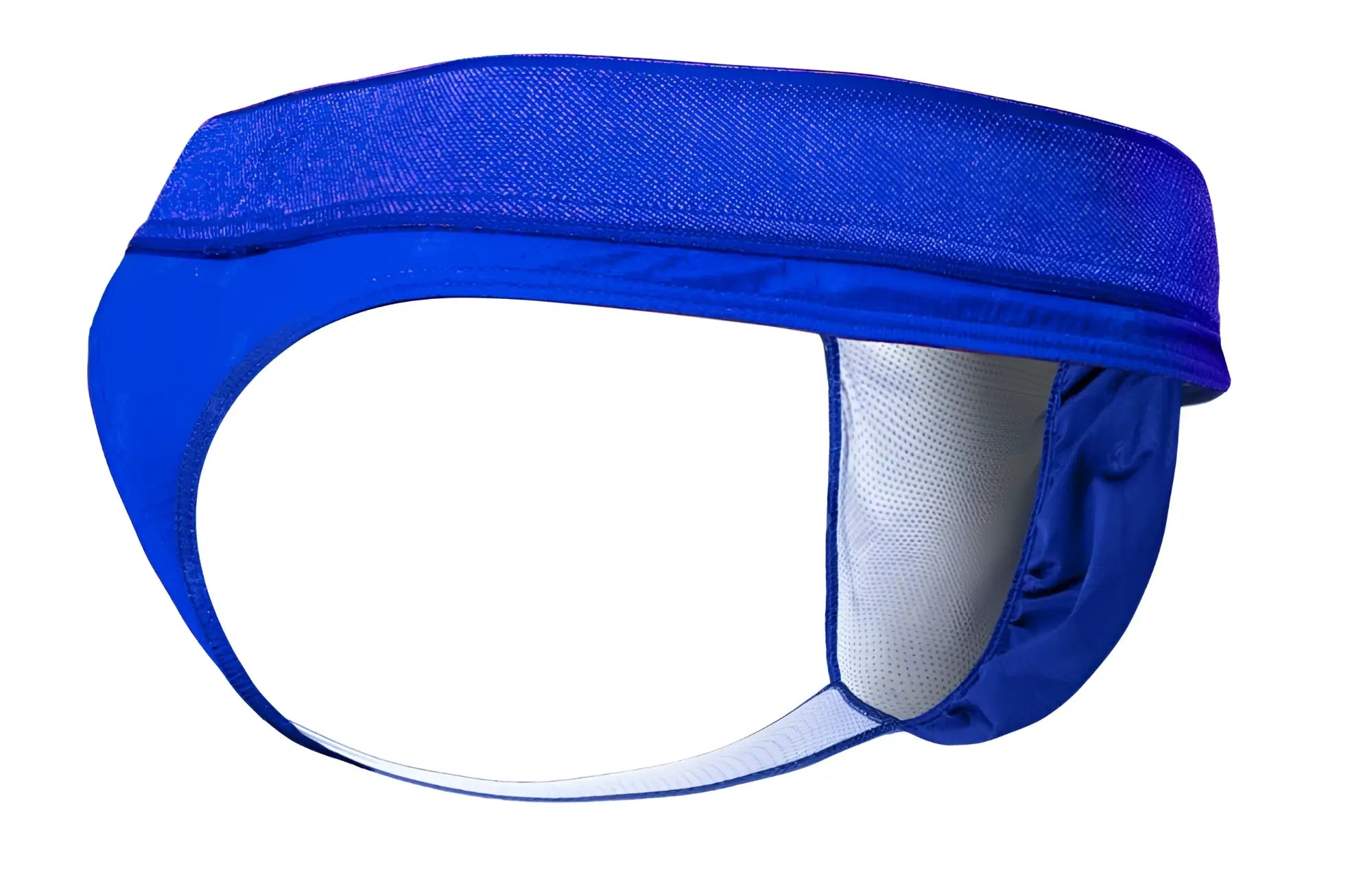 Blue ergoWear EW1754 feel SE thong with mesh interior and elastic waistband for athletic support