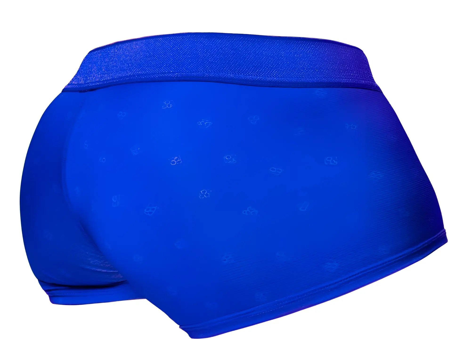 ErgoWear ew1756 feel se trunks royal blue briefs with subtle light paw print pattern for comfortable daily wear