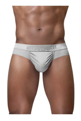 Silver ergoWear ew1759 feel se men’s briefs with textured waistband and erewear logo for comfortable everyday wear