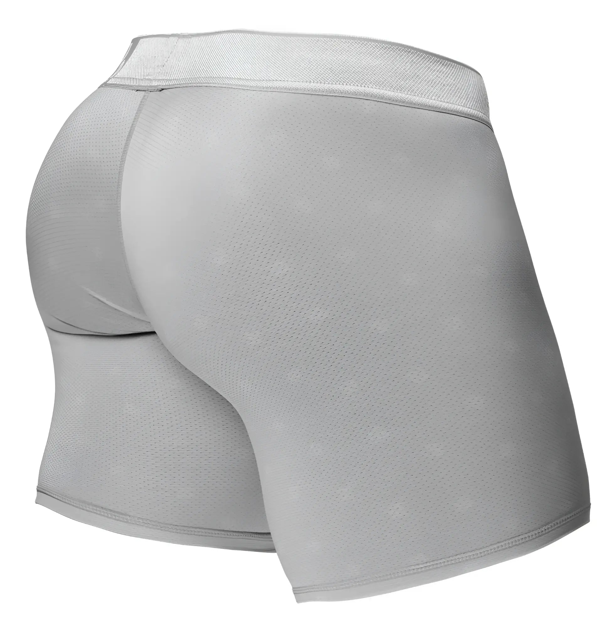 Light gray ergoWear EW1761 feel SE boxer briefs with subtle texture and elastic waistband for comfortable fit