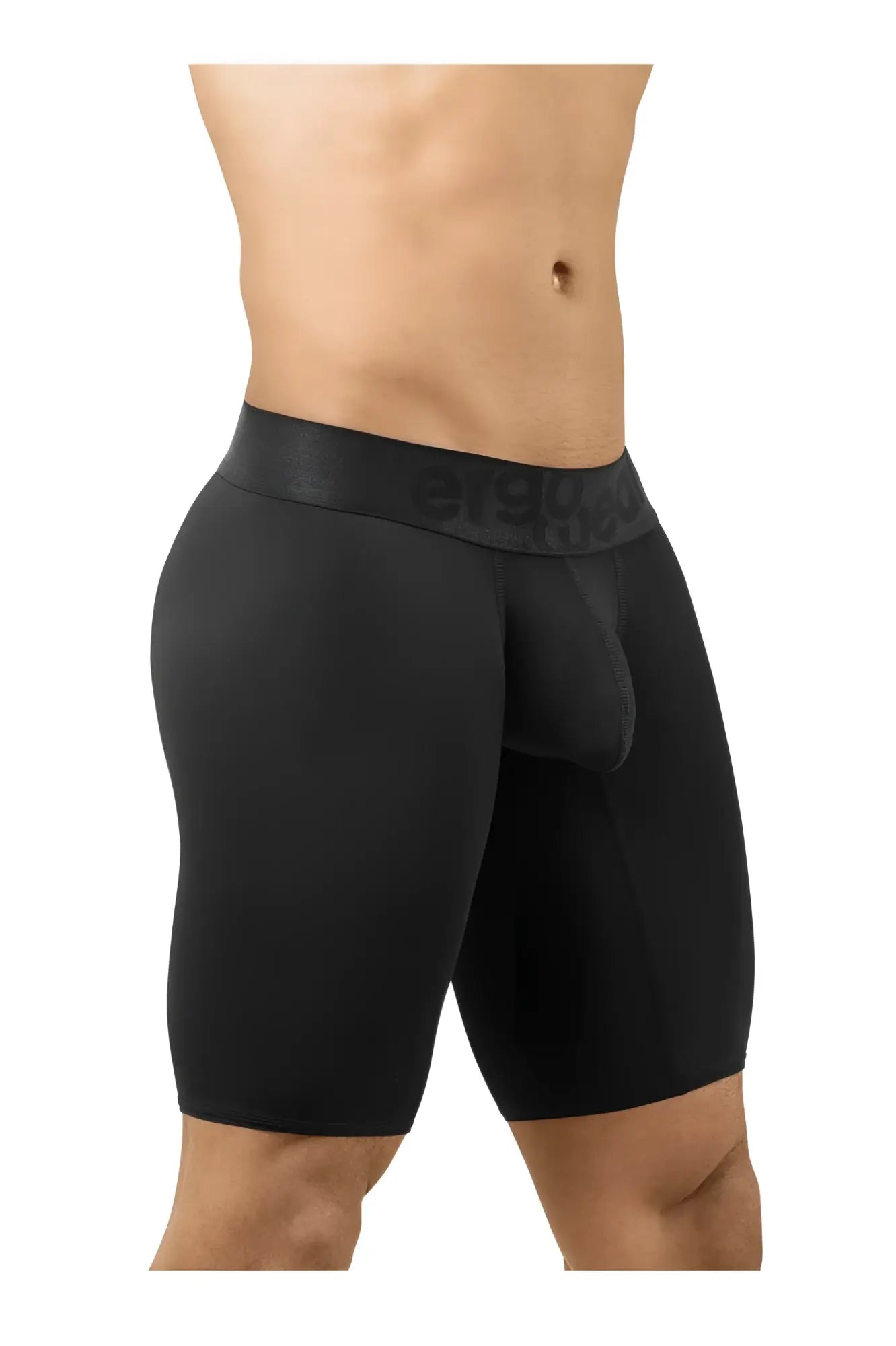 Black ergowear ew1783 max bold athletic briefs with smooth form-fitting fabric and branded waistband