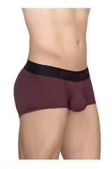 Maroon Ergowear EW1795 MAX FLOW trunks with black elastic waistband featuring red brand name lettering