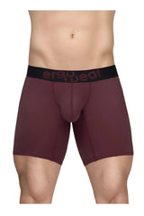 Maroon ergonomic boxer briefs with a black ergogear waistband ergoWear EW1796 max flow for comfort and support
