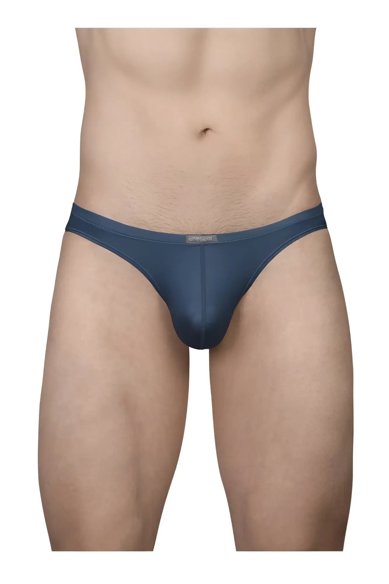 ErgoWear ew1797 x4d se thongs in sea blue feature form-fitting, smooth, stretchy fabric with a subtle waistband tag