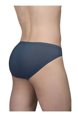 Dark blue ergoWear ew1798 x4d se bikini briefs with smooth form-fitting design in sea blue color
