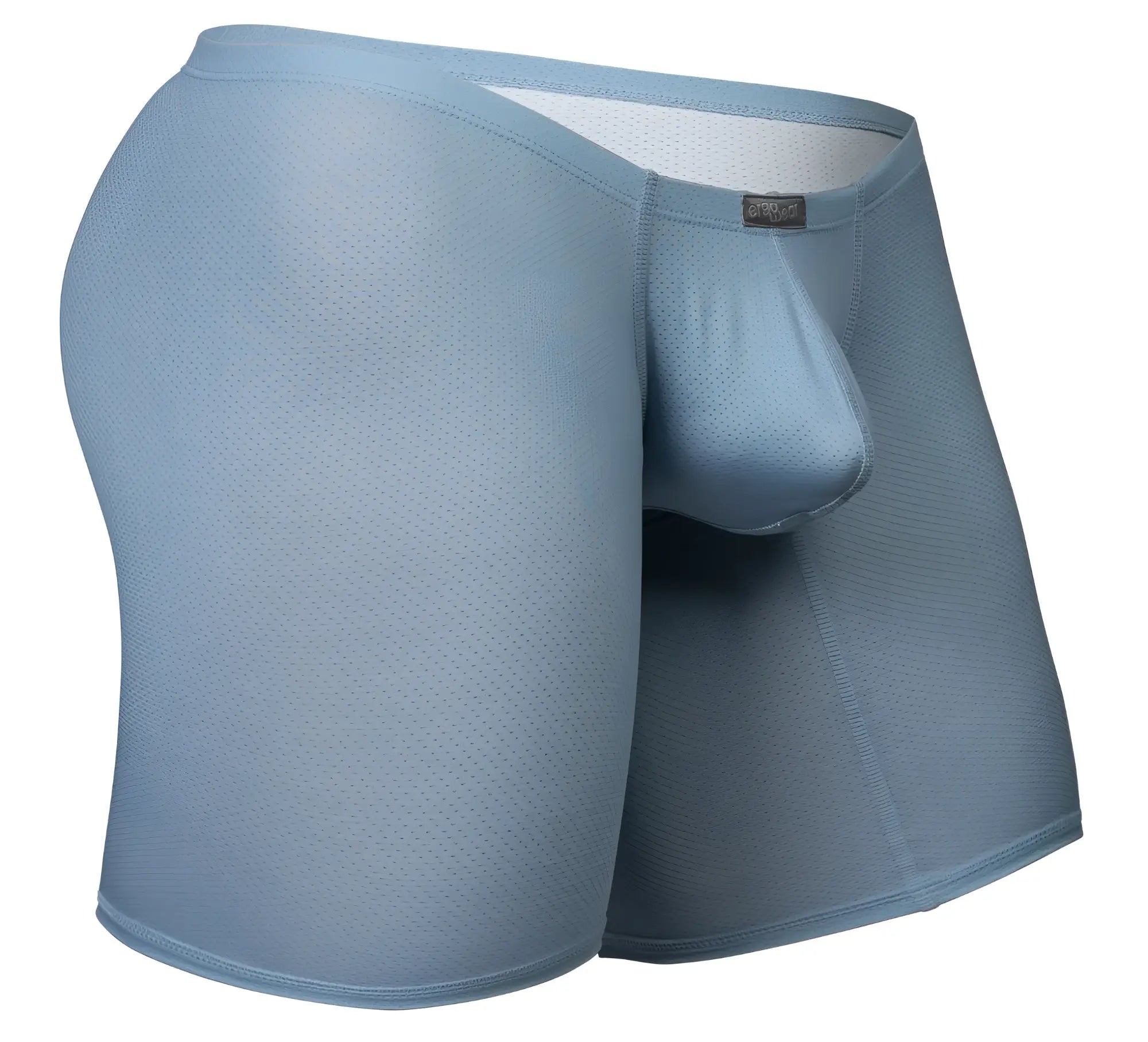 Ergo wear ew1808 x4d se boxer briefs in stone blue breathable mesh with supportive pouch design for men’s comfort