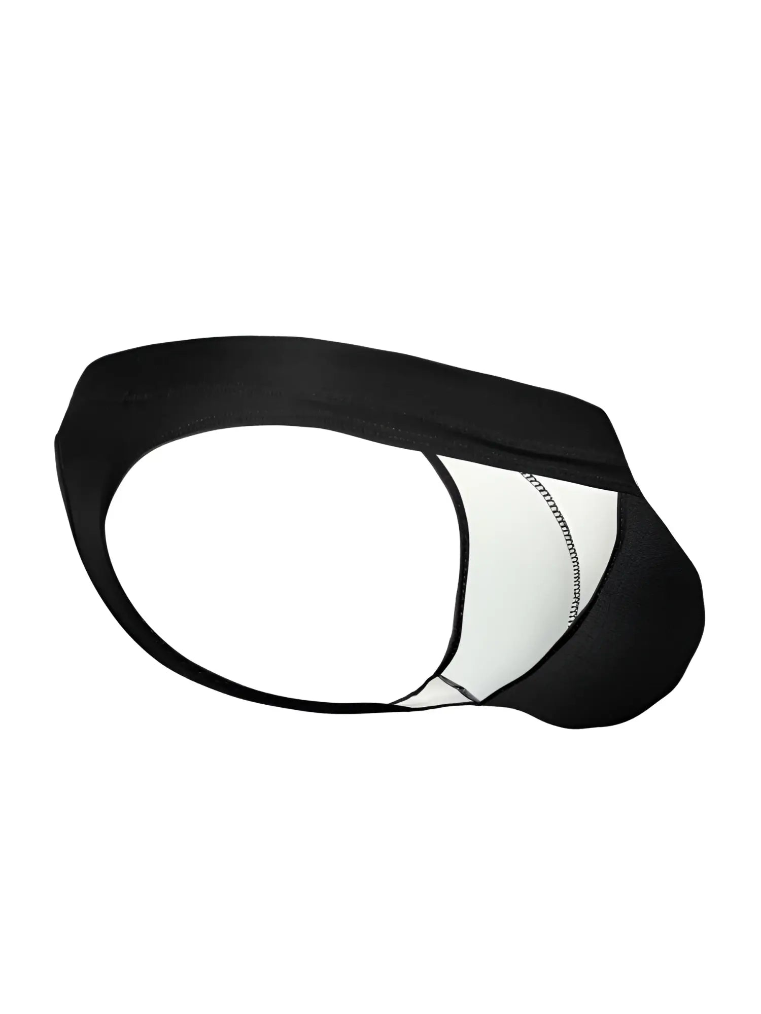 Black and white ergoWear ew1830 x4d sw swim thongs with sleek form-fitting design for athletic use