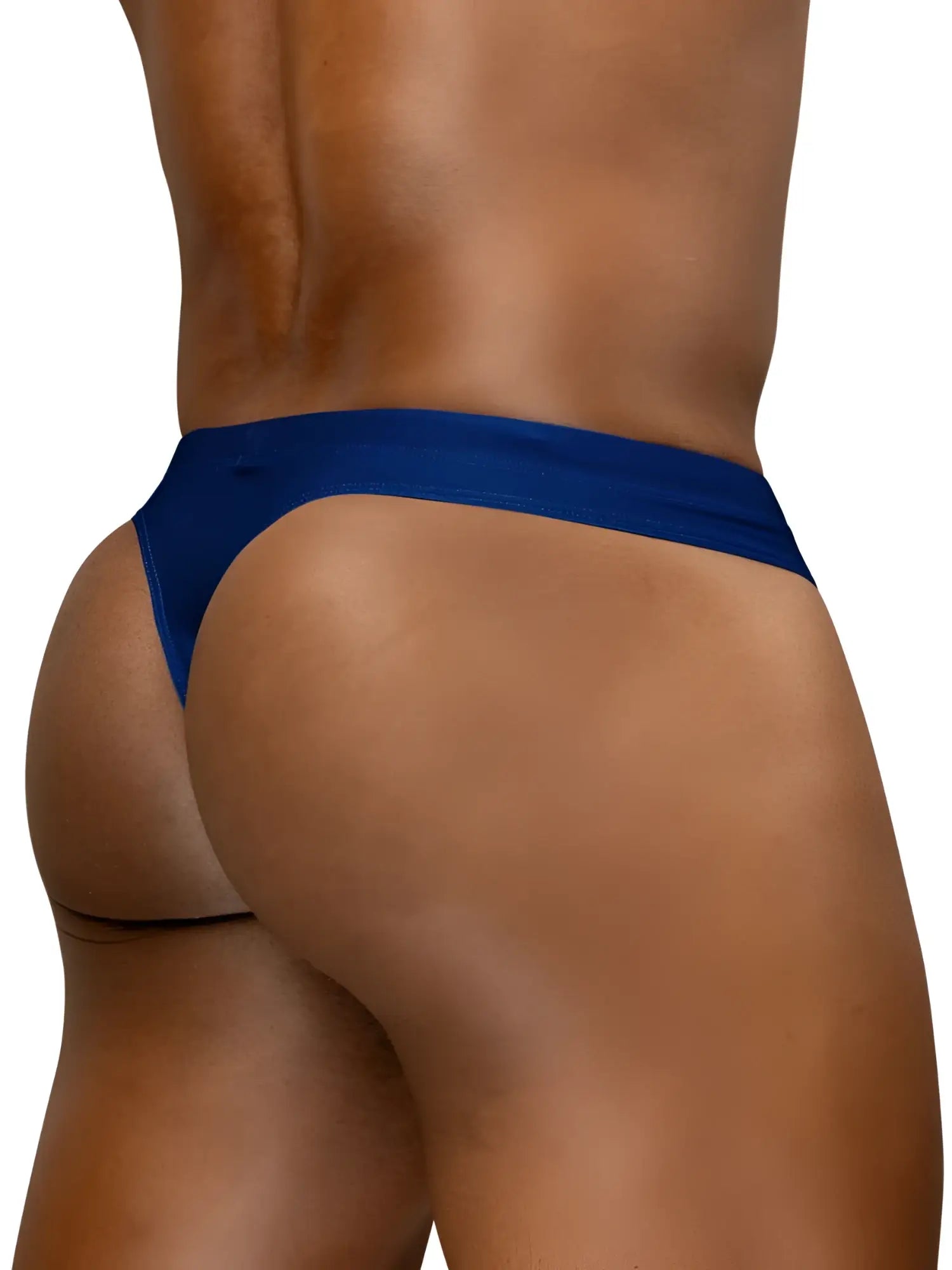 Blue indigo ergoWear ew1832 x4d sw swim thong with smooth fitted design showing front side