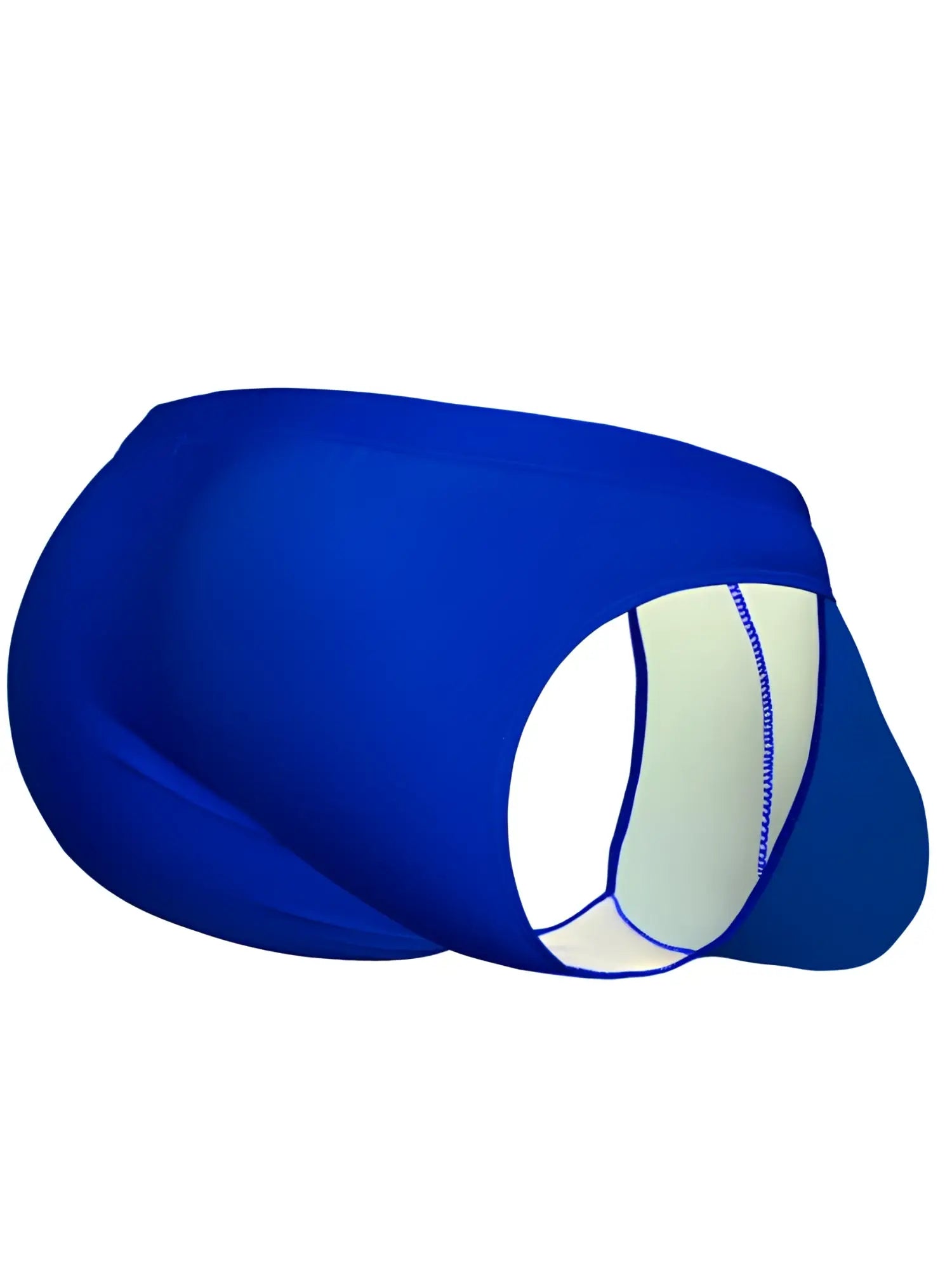 ErgoWear EW1835 X4D SW swim bikini in skydiver blue with white panel and blue stitching designed for swimming