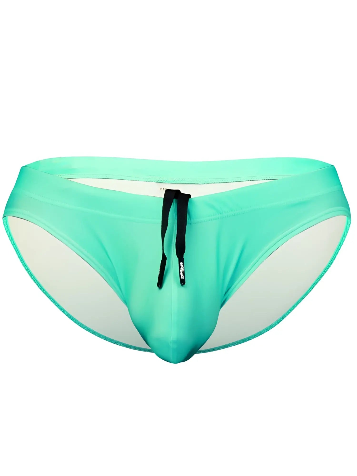 Ergowear ew1837 x4d aqua swim bikini with mint green fabric black drawstring and white inner lining
