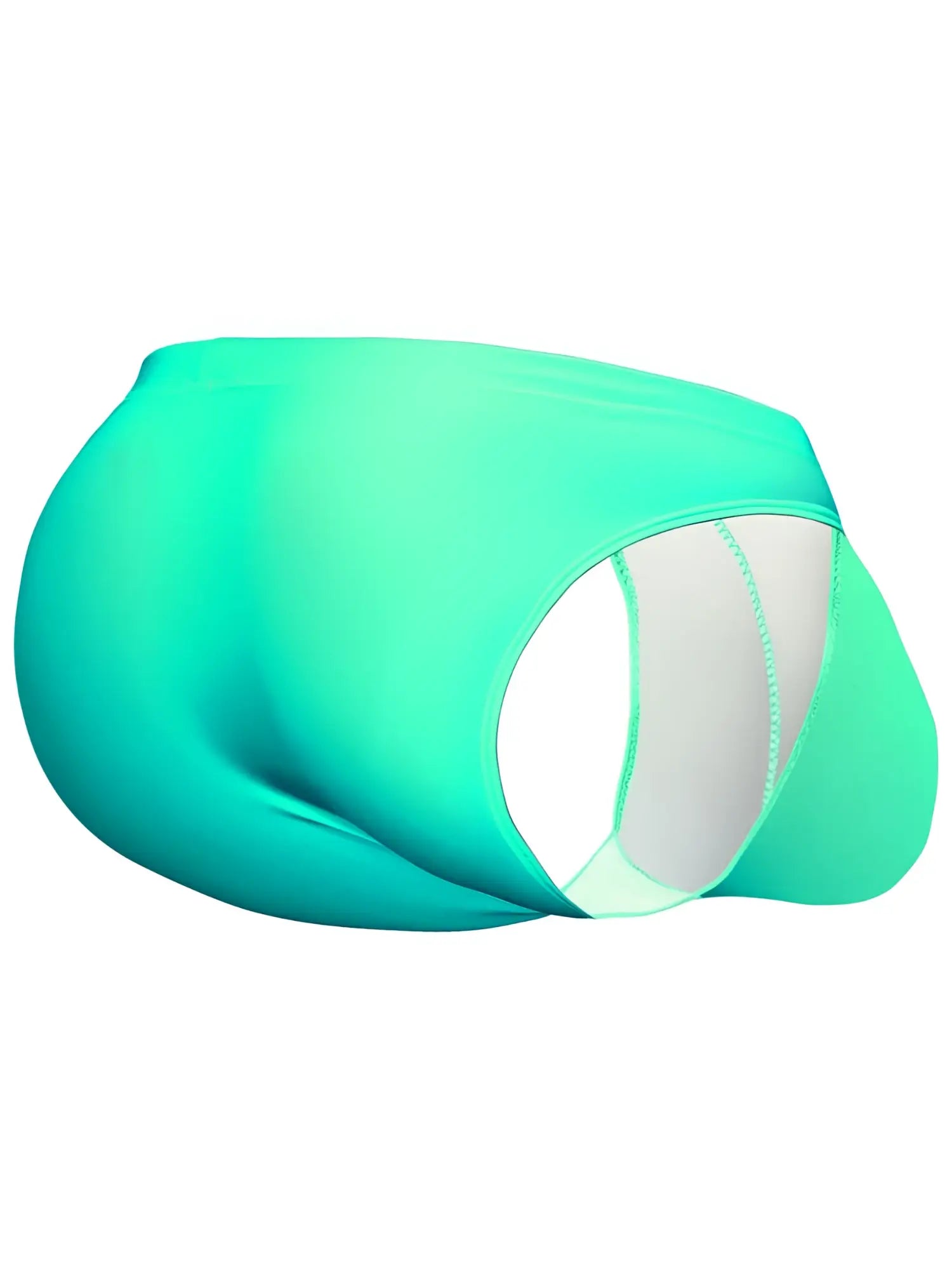 Ergowear ew1837 x4d aqua swim bikini with sleek turquoise fabric white inner lining and smooth form fitting design