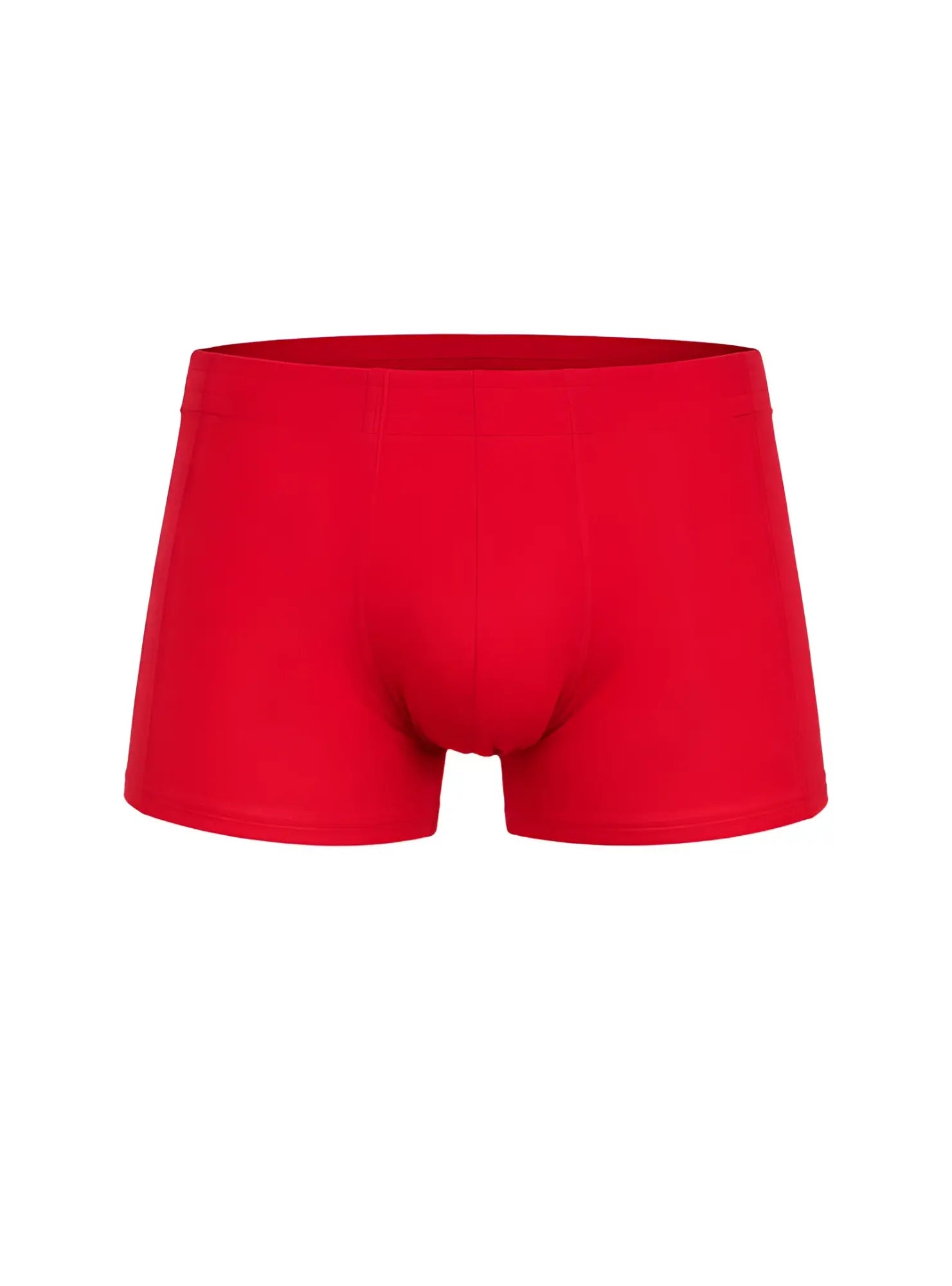 Essential trunk bright red men’s briefs with smooth texture classic cut and elastic waistband for comfortable wear