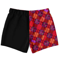 Maris Equi Badeshorts für Herren mit rotem Schottenkaro