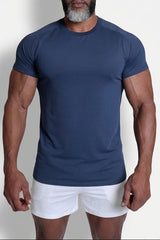 T-shirt d'entraînement premium pour homme Jed North - Bleu marine
