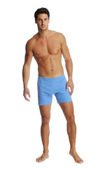 Light blue fusion yoga shorts ice with simple clean design made for comfort and flexibility during exercise