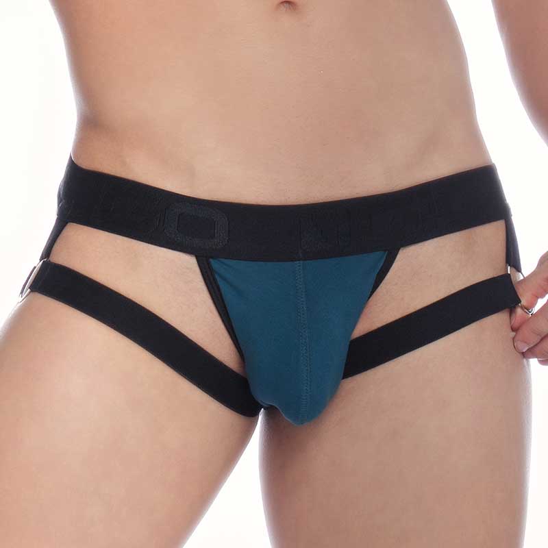 Gigo POWER BLUE Cut Out Jock String Jock Strap Underwear AH52 Size M