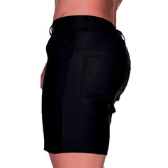 Gigo Classic Forever black shorts with sleek form-fitting design and subtle stitching details in black fabric