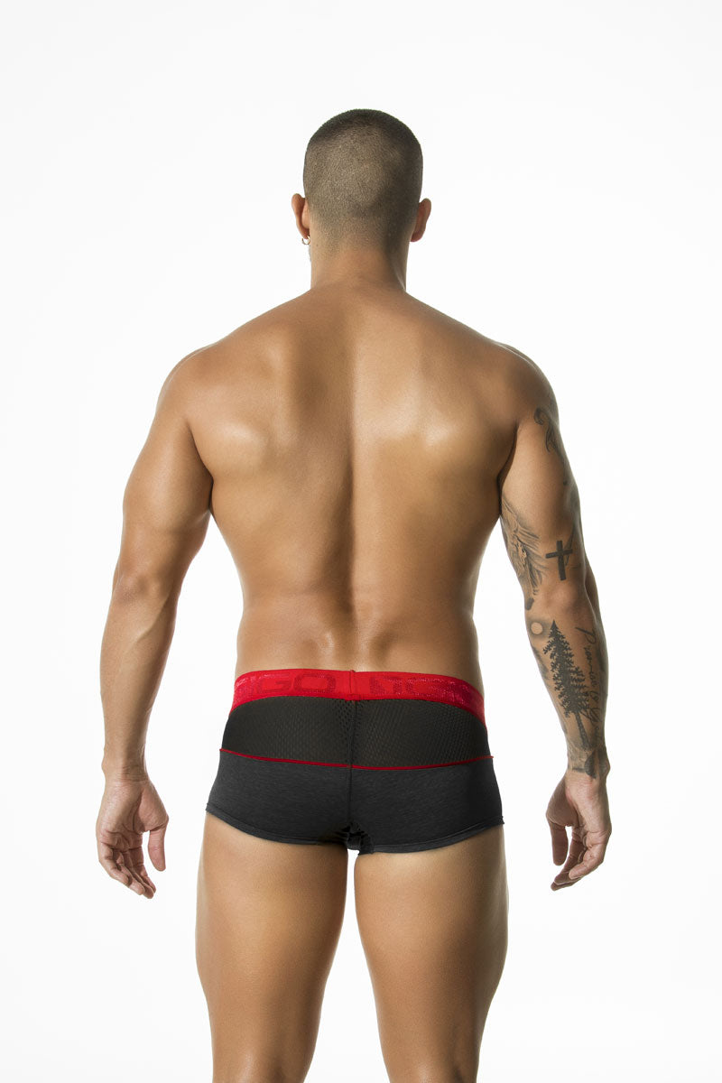 Gigo MESH BLACK Kurze Boxershorts G02156 Größe L