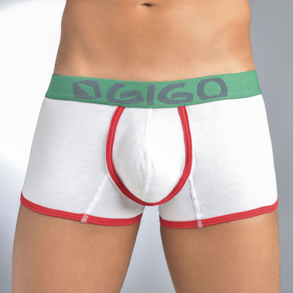 Boxer court Gigo COLOR WHITE Taille XL