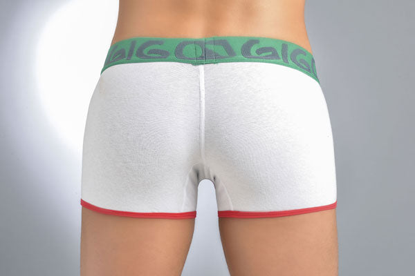 Boxer court Gigo COLOR WHITE Taille XL