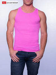 Go Softwear Cal. Guy RIB Tank Top T Shirt Deep Pink 4615 Size S