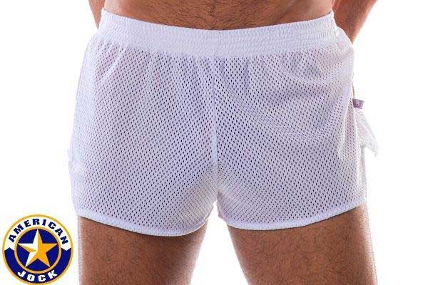 Go Softwear A J Sports Mesh Shorts White 8526 Size S