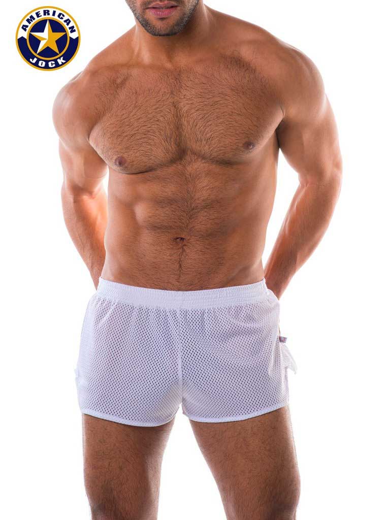 Go Softwear AJ Sports Mesh Shorts Weiß 8526 Größe S