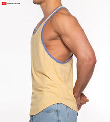 Go Softwear 4675 Men's Gold Coast Athletic Tank Top - Daffodil