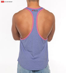 Go Softwear 4675 Men's Gold Coast Athletic Tank Top - Deep Periwinkle