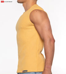 Go Softwear 4631 Men's Gold Coast Sleeveless Tee - Daffodil