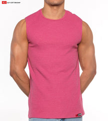 Go Softwear 4631 Men's Gold Coast Sleeveless Tee - Chateau Rose