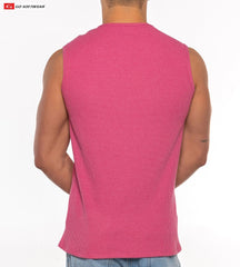 Go Softwear 4631 Men's Gold Coast Sleeveless Tee - Chateau Rose