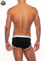 AMERICAN JOCK 8561 Men's Basics Brief - Black