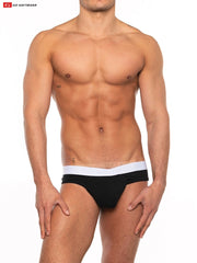 Go Softwear 2971 Men's Super Boost Padded Front Pouch Brief (33% more padding) - Black