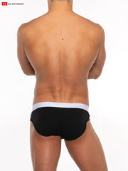 Go Softwear 2971 Men's Super Boost Padded Front Pouch Brief (33% more padding) - Black