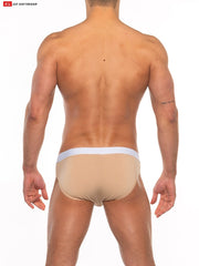 Go Softwear 2971 Men's Super Boost Padded Front Pouch Brief (33% more padding) - Tan