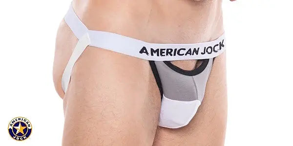 AMERICAN JOCK 8889 Men's Apex Rep Jockstrap Platinum