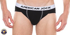 AMERICAN JOCK 8882 Men's Apex 2 ½" Aero Bikini Onyx
