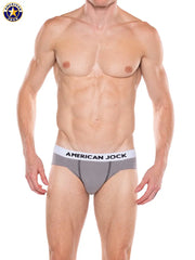 AMERICAN JOCK 8882 Men's Apex 2 ½" Aero Bikini Platinum